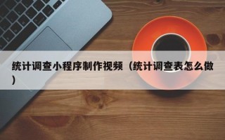 哈尔滨统计调查小程序制作视频（统计调查表怎么做）