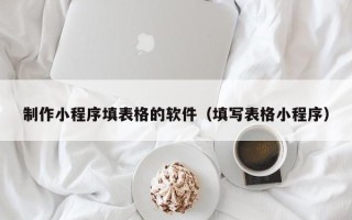 哈尔滨制作小程序填表格的软件（填写表格小程序）