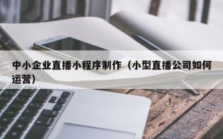 哈尔滨中小企业直播小程序制作（小型直播公司如何运营）